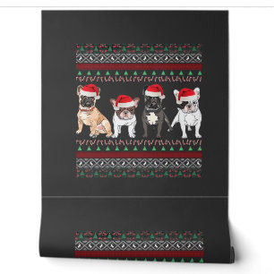 French Bulldog Ugly Christmas Sweater Essential T- Wallpaper