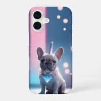French Bulldog Unicorn Pastel Bright Lights