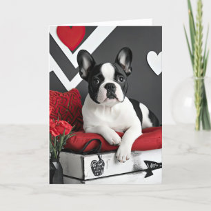 French Bulldog Valentine Card
