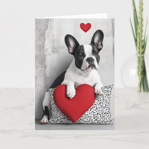French Bulldog Valentine Card