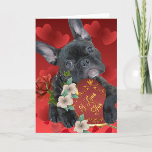 French Bulldog Valentine Cards