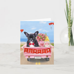 French Bulldog Valentine's Day Truck Card