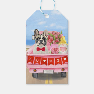 French Bulldog Valentine's Day Truck Gift Tags