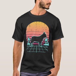 French Bulldog Vaporwave Aesthetic Frenchie 80s 90 T-Shirt