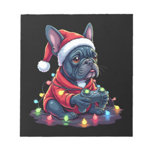 French Bulldog Video Game Controller Light Snow Sa Notepad