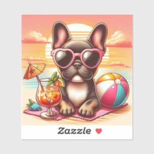 French Bulldog Vinyl Sticker