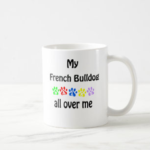 French Bulldog Walks Design Coffee Mug