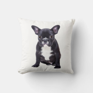 French Bulldog Water Colour Art Painting Cushion