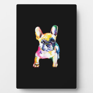 French Bulldog Watercolor Hand Drawing Gift Plaque