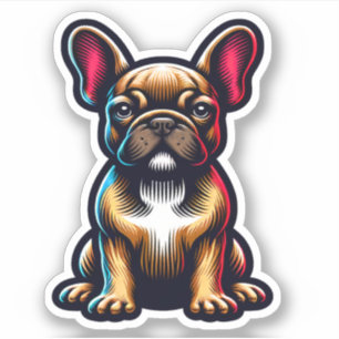 French Bulldog Waterproof Dog Sticker