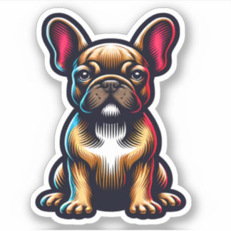 French Bulldog Waterproof Dog Sticker