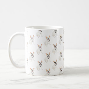 French Bulldog (White Pied) Coffee Mug