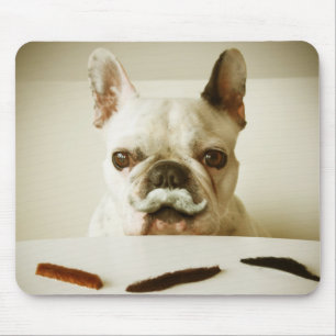 French Bulldog With A Moustache Mouse Mat