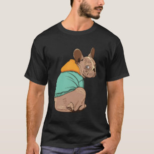 French Bulldog With Adorable Puppy T-Shirt