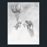 French Bulldog With Angel Poster<br><div class="desc">Years ago, my Pug developed an illness that filled my heart with sorrow. I began to think about how much time I had left to enjoy her presence. She was the furry sunshine of our family. In a quiet moment, as she slept by my side, I felt the need to...</div>