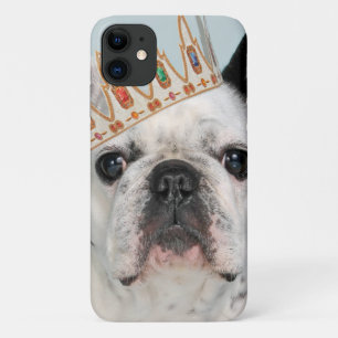 French Bulldog with Crown iPhone 11 Case
