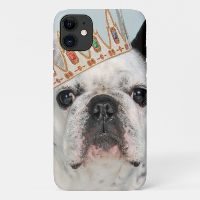 French Bulldog with Crown Case-Mate iPhone Case (Back)