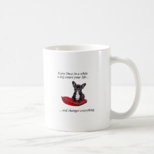 French Bulldog with heart and nice quote Coffee Mug