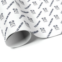 French bulldog with name Wrapping Paper