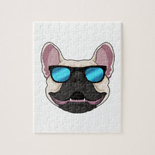 French Bulldog with Sunglasses Jigsaw Puzzle