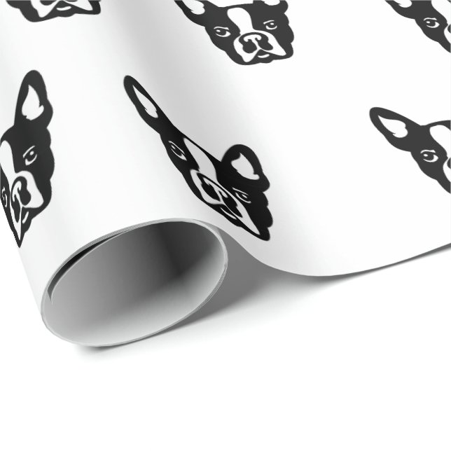 French Bulldog Wrapping Paper (Roll Corner)