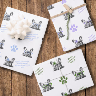 French Bulldog  Wrapping Paper Sheet