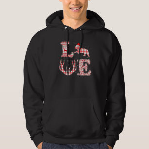French Bulldog Xmas Red Plaid Reindeer Ugly Chris Hoodie