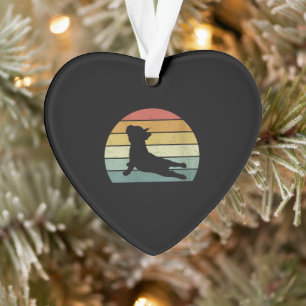French Bulldog Yoga Funny Gift For Dog Lover Ornament