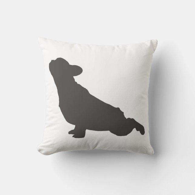 French Bulldog Yoga Pose Cushion (Front)