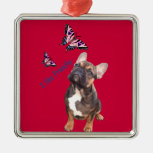 French bulldogge metal tree decoration