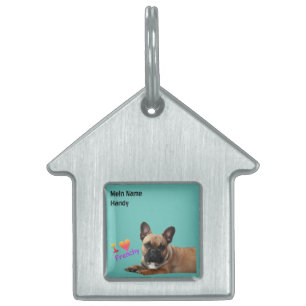 French Bulldogge Pet ID Tag