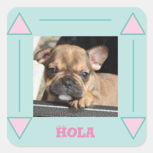 French Bulldogge Square Sticker