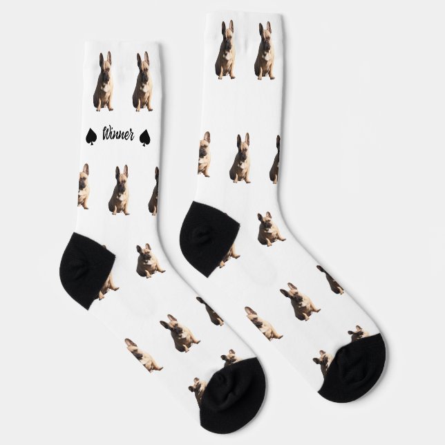 French Bulldogge Winner Socks (Right)