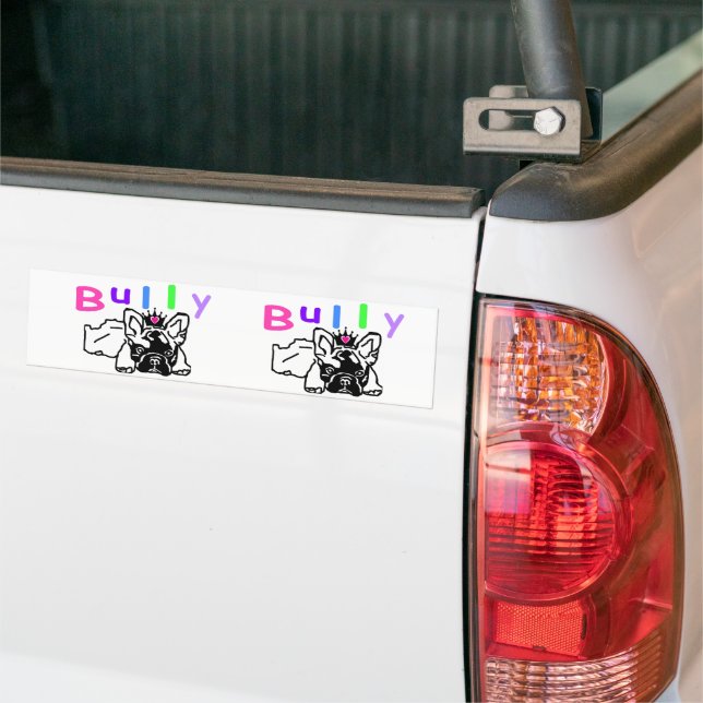 French bulldoggen car sticker (On Truck)