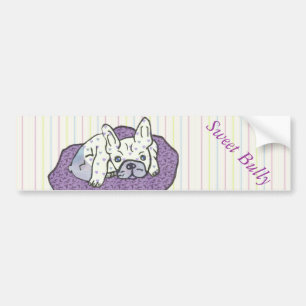 French bulldoggen car sticker