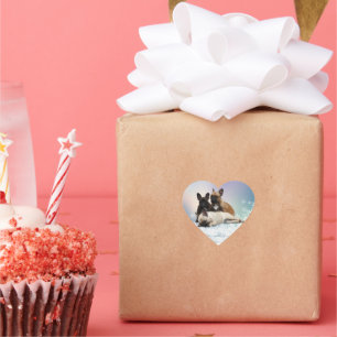 French bulldoggen cardiac sticker