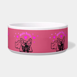 French Bulldoggen Hunde Napf