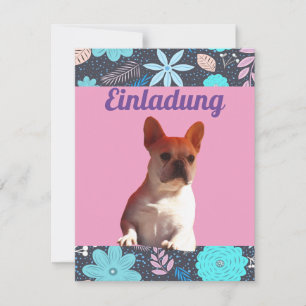 French Bulldoggen Invitation