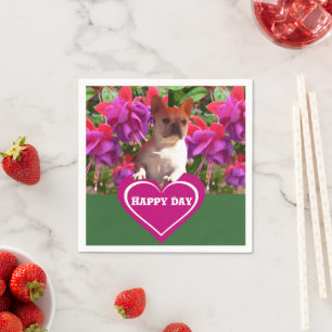 French Bulldoggen Napkin