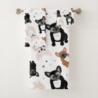 French Bulldogs and Polka Dots Cute Frenchies