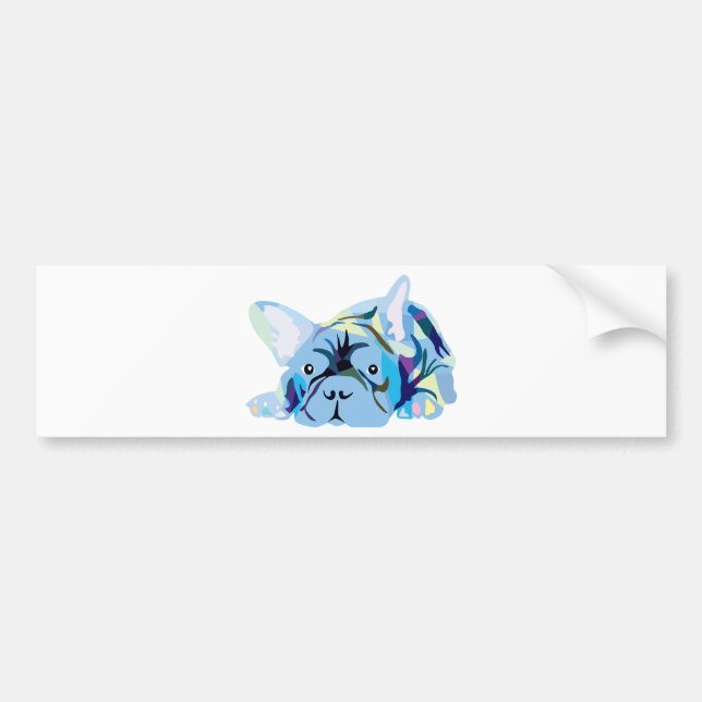 French Bulldogs Bumper Sticker (Front)