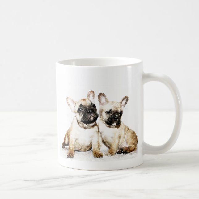 French Bulldogs Coffee Mug (Right)