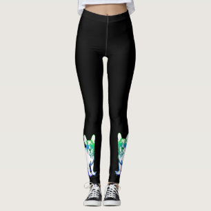 French Bulldogs Couple Leggings