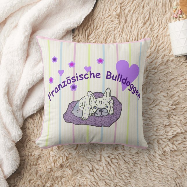 French Bulldogs  Cushion (Blanket)