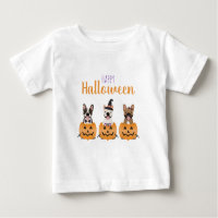 French Bulldogs Happy Halloween