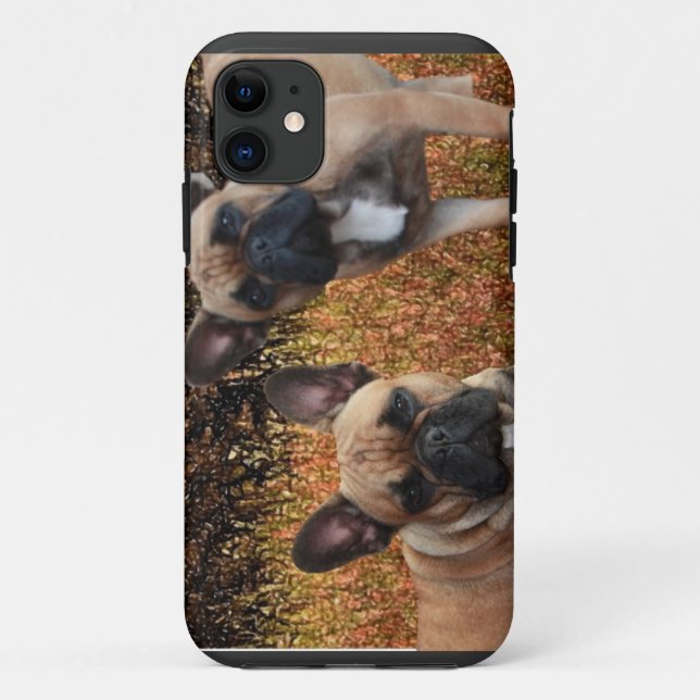 French Bulldogs iPhone 5 Case Made (Back)