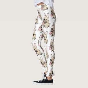 French Bulldogs Pattern Leggings