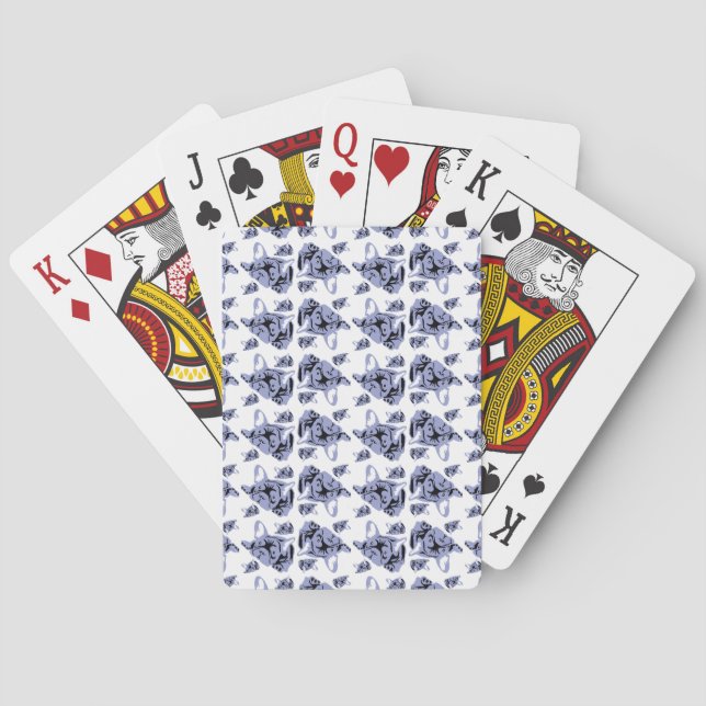 French Bulldogs Playing Cards (Back)
