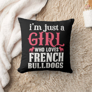 French Bulldogs Quote  Cushion
