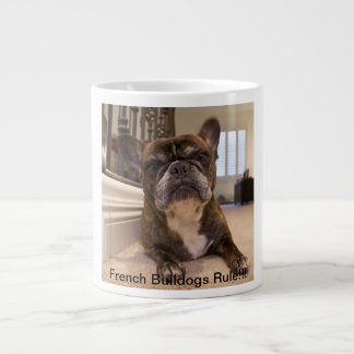 French Bulldogs Rule Large Coffee Mug